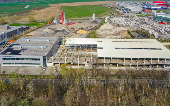 thermofin Werk mit Baustelle in Polen 2023